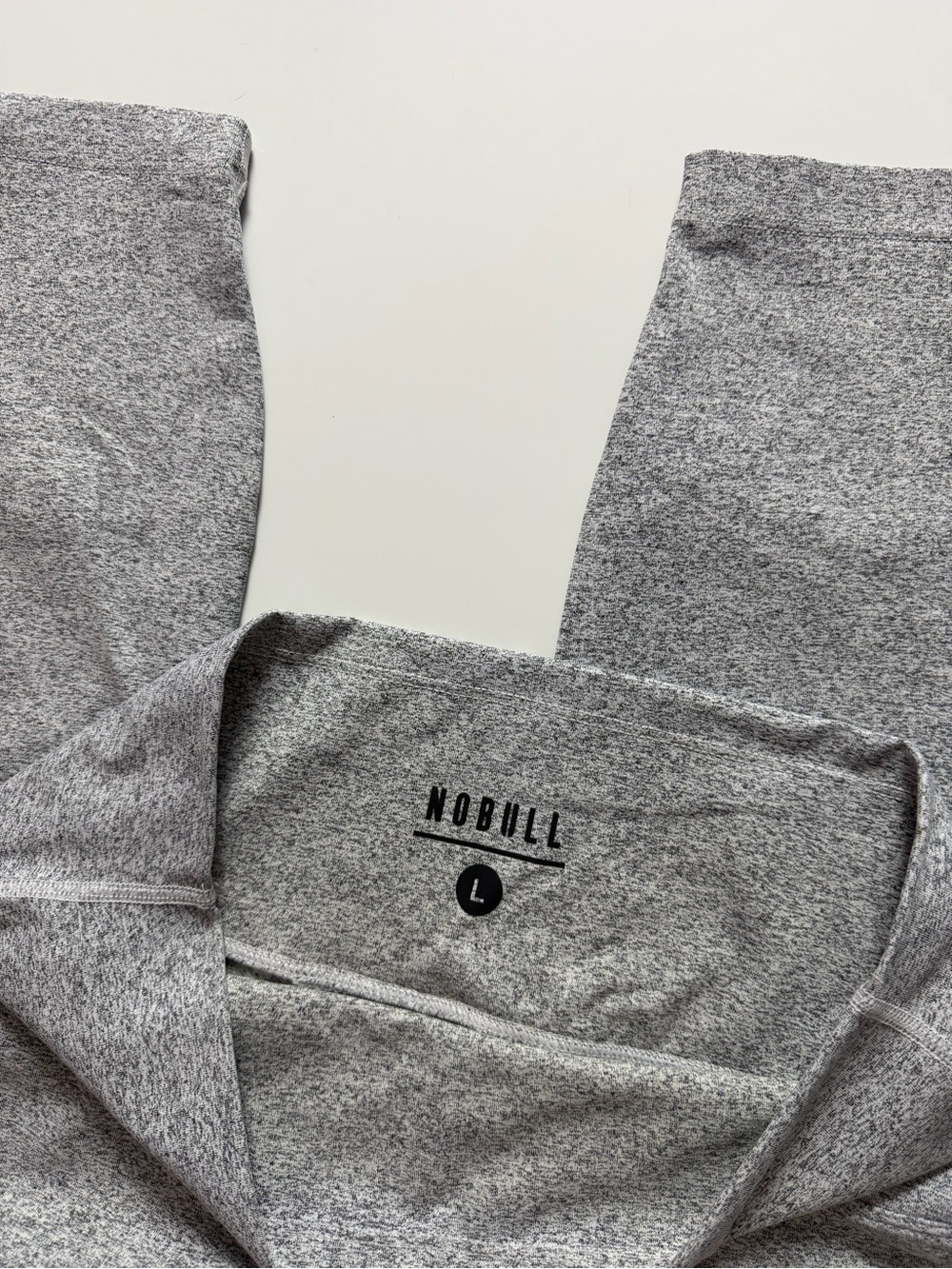 NOBULL High Rise Leggings, Speckled Gray, Size L - Picture 5 of 5